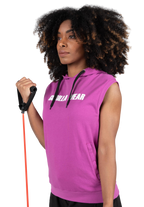 Virginia Sleeveless Hoodie - Pink