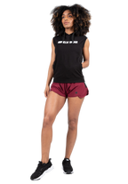 Virginia Sleeveless Hoodie - Black