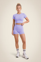 Selah Seamless Crop Top - Lilac