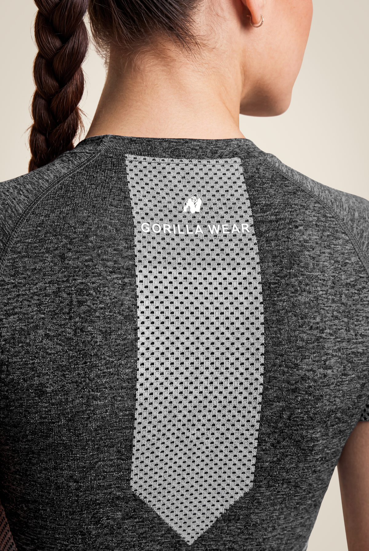 Selah Seamless Crop Top - Black