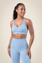Selah Seamless Sports Bra - Light Blue