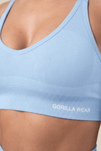 Selah Seamless Sports Bra - Light Blue