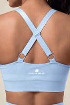 Selah Seamless Sports Bra - Light Blue