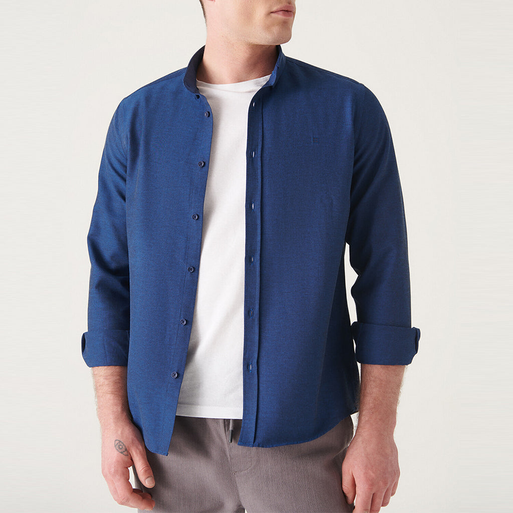 Oxford Regular Fit Shirt // Navy Blue