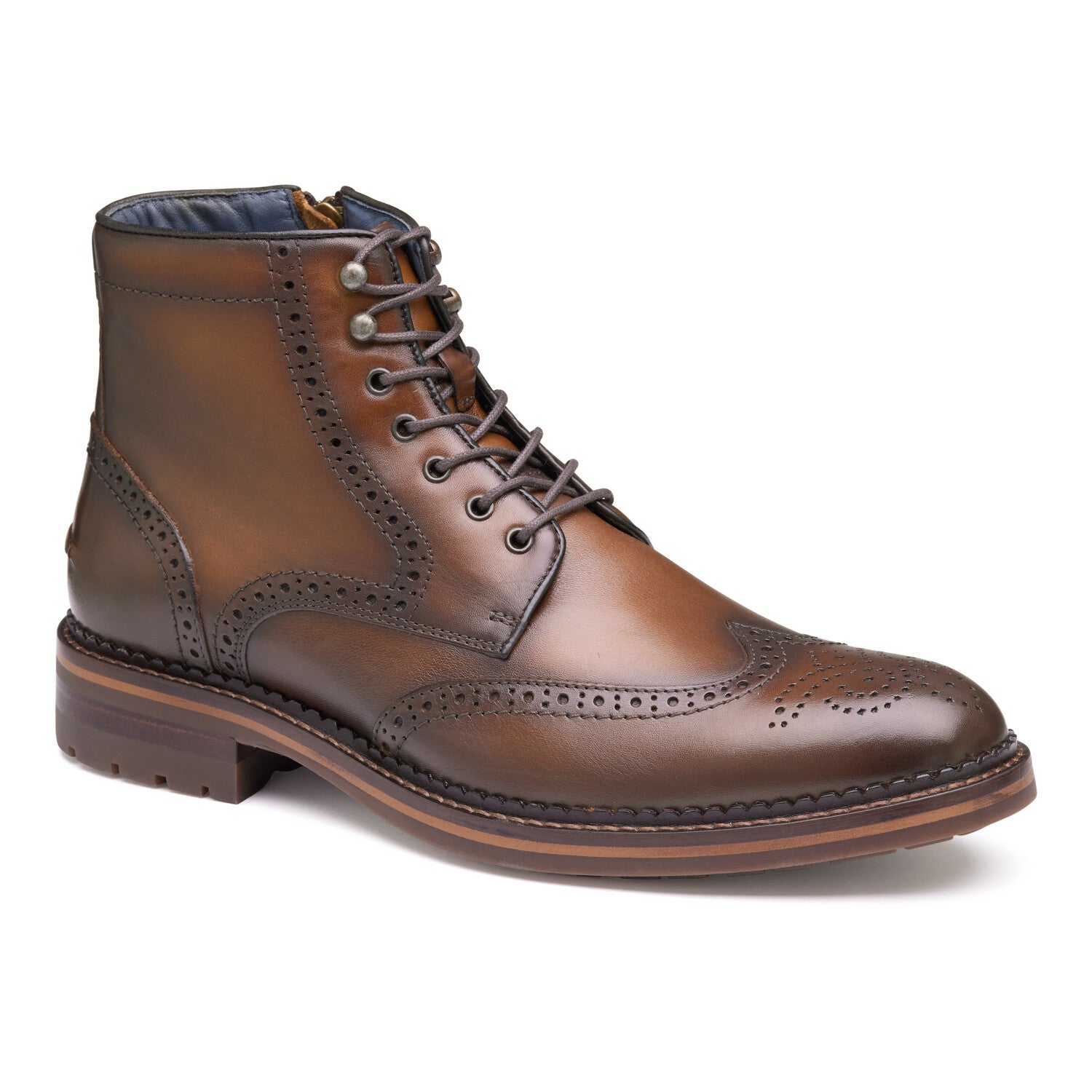 Leather XC Flex Connelly Wingtip Boots // Tan