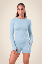 Selah Seamless Long Sleeve - Light Blue