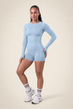 Selah Seamless Long Sleeve - Light Blue
