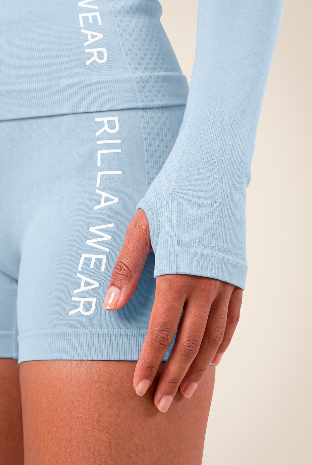 Selah Seamless Long Sleeve - Light Blue
