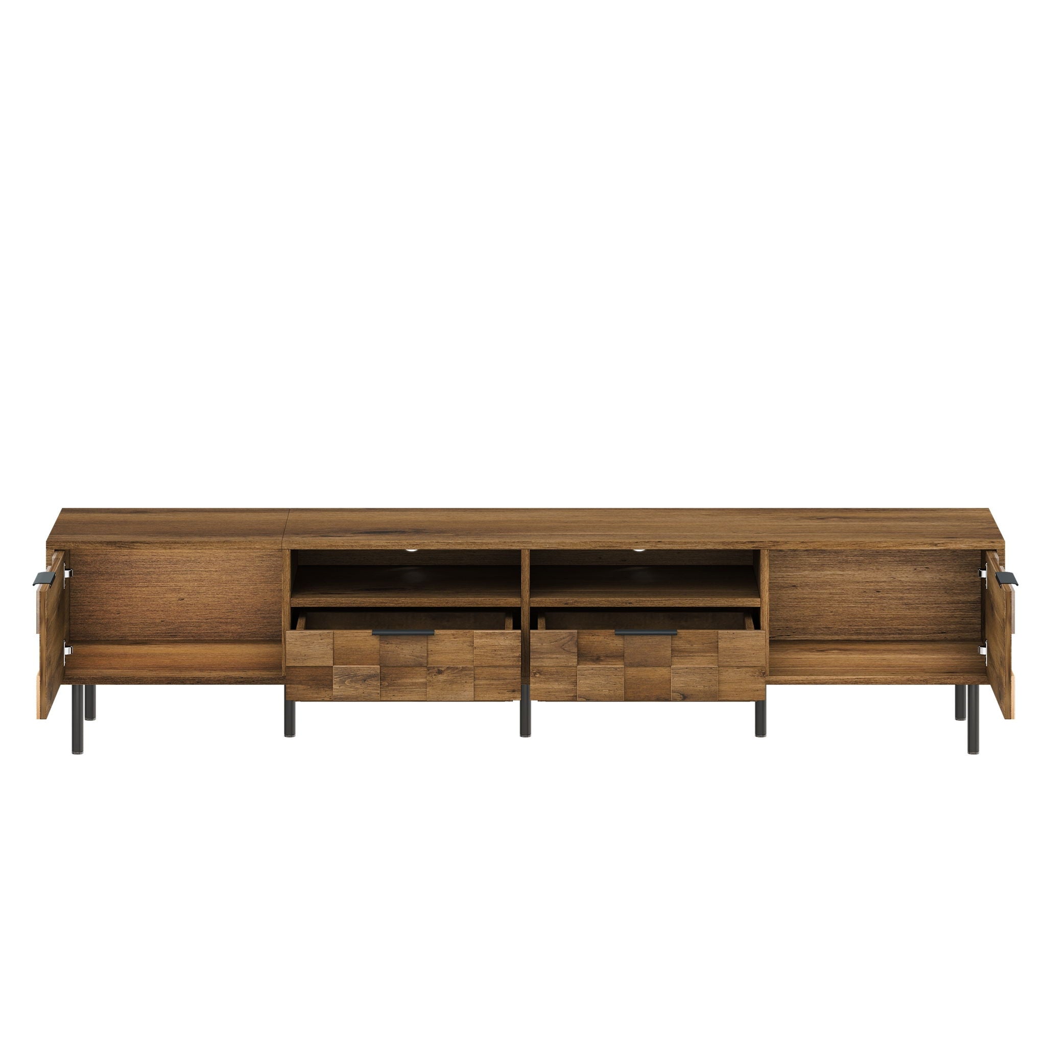 TV Stand With 2 Drawers, Storage Cabinet