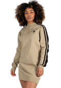 Isabella Sweatshirt Dress - Beige