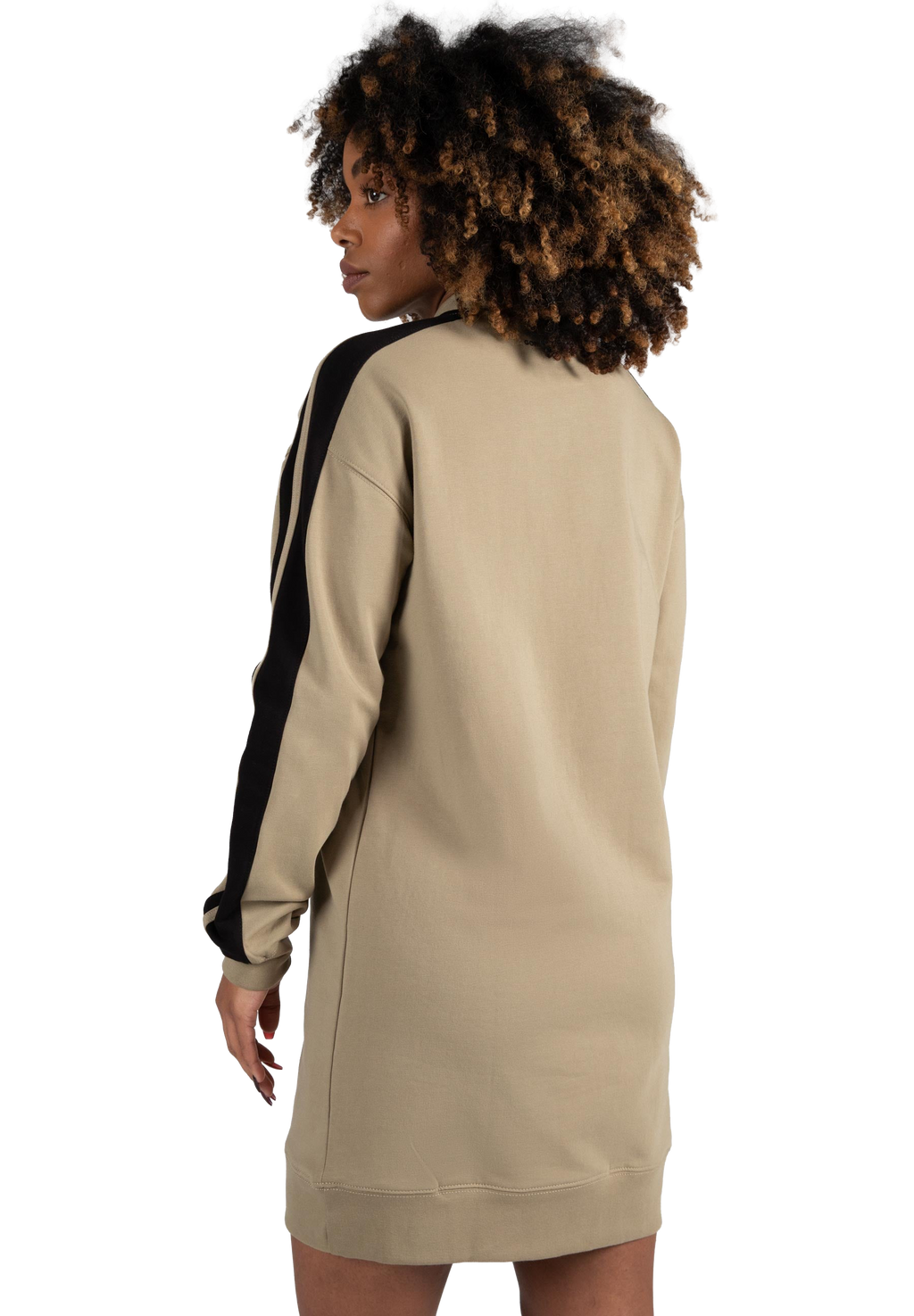 Isabella Sweatshirt Dress - Beige