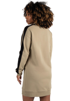 Isabella Sweatshirt Dress - Beige