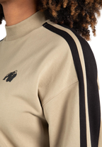Isabella Sweatshirt Dress - Beige