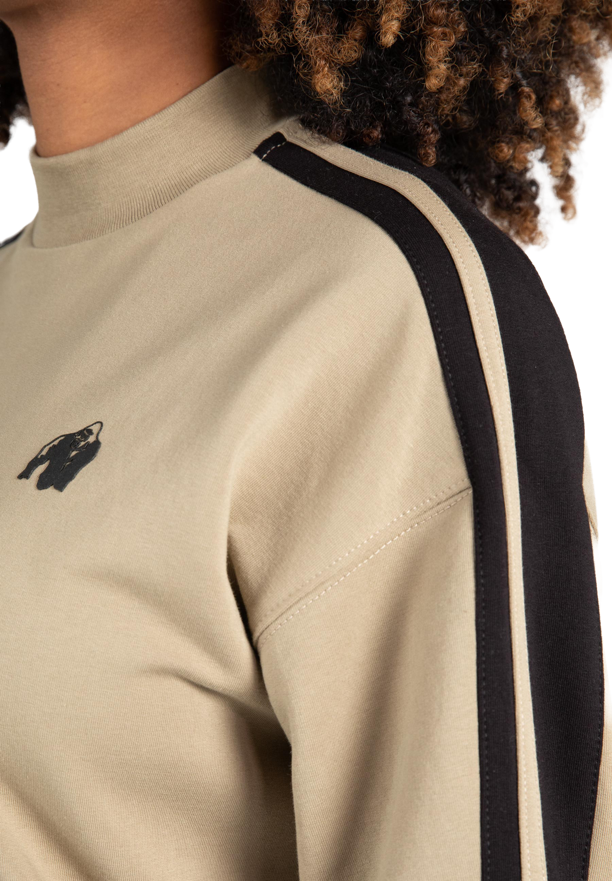 Isabella Sweatshirt Dress - Beige