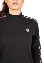 Isabella Sweatshirt Dress - Black