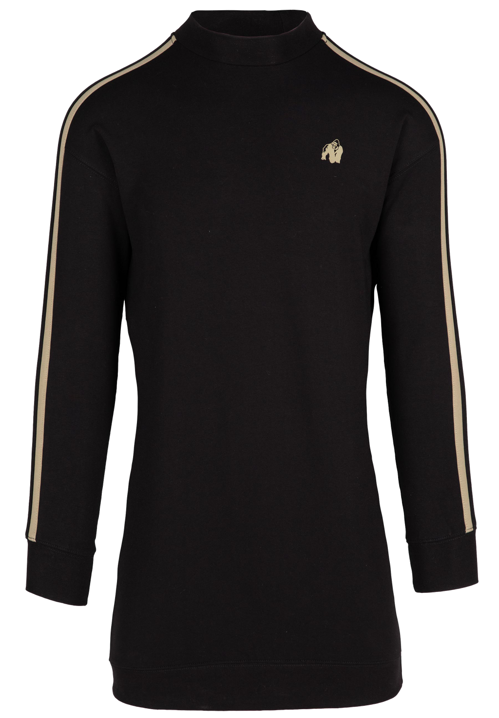 Isabella Sweatshirt Dress - Black