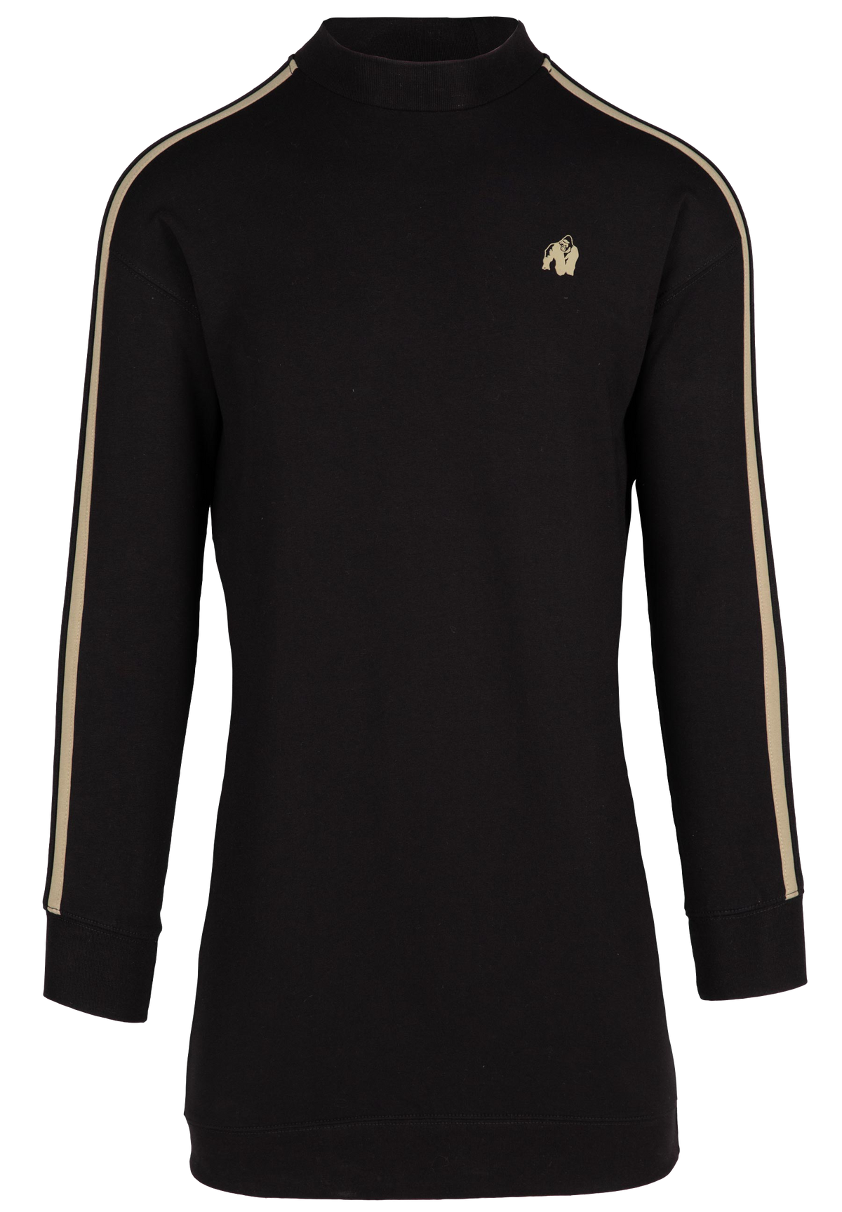 Isabella Sweatshirt Dress - Black