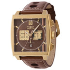 Invicta S1 Rally 45mm Quartz Chrono Leather Strap Watch w/ Helmet