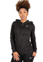 Pixley Zipped Hoodie - Black