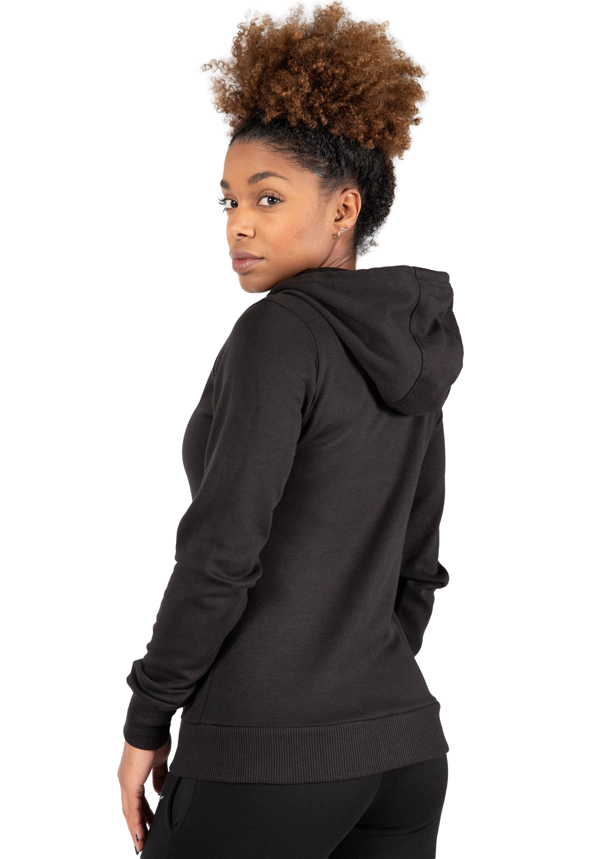 Pixley Zipped Hoodie - Black
