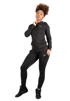 Pixley Zipped Hoodie - Black