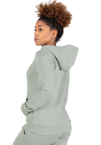 Pixley Zipped Hoodie - Light Green