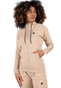 Marion Zipped Hoodie - Beige