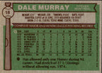 Dale Murray Autographed 1976 TOPPS Card #18 Montreal Expos 183490