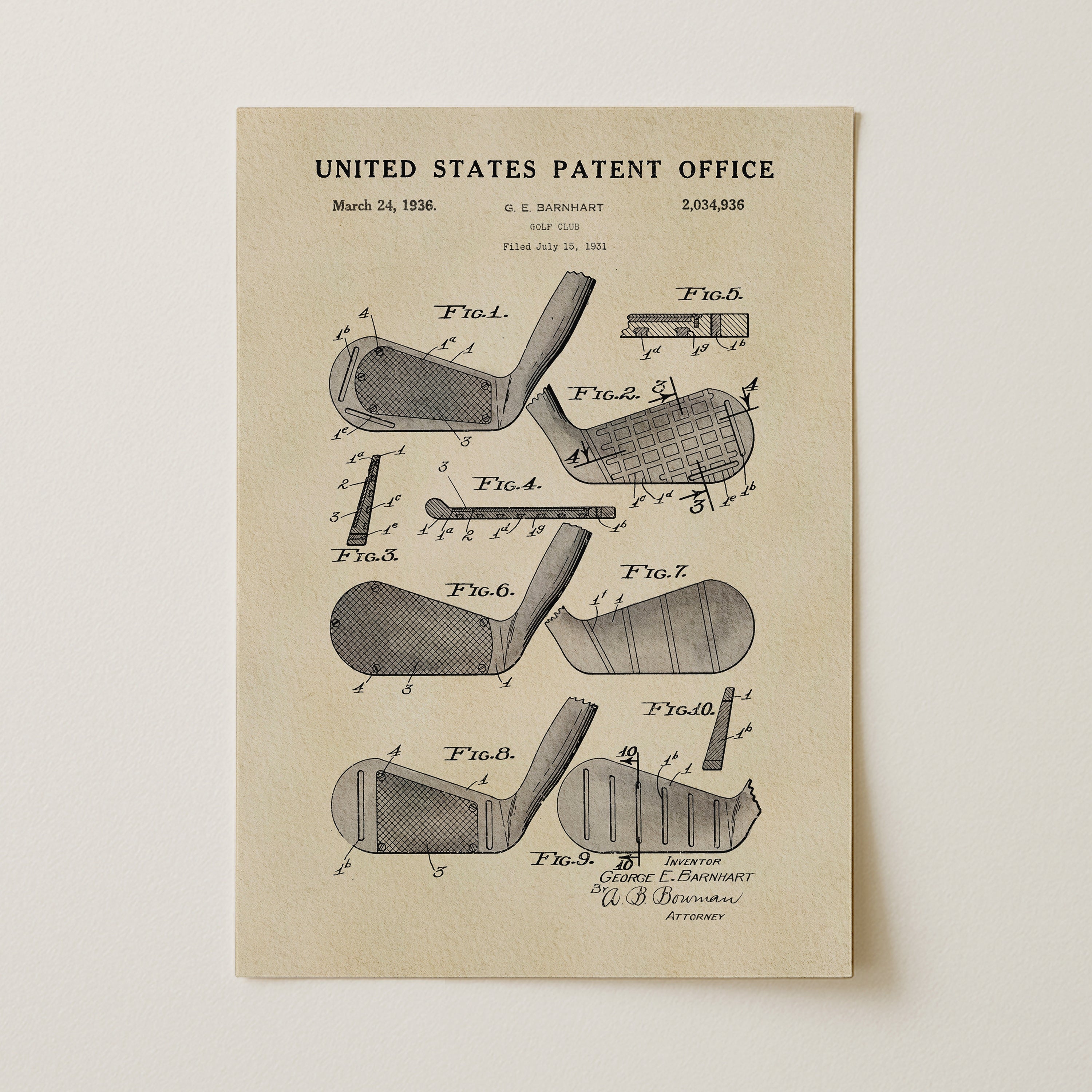 Golf Iron (1936)
