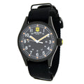J.W. Hulme 42mm Quartz Date Nylon Strap Watch