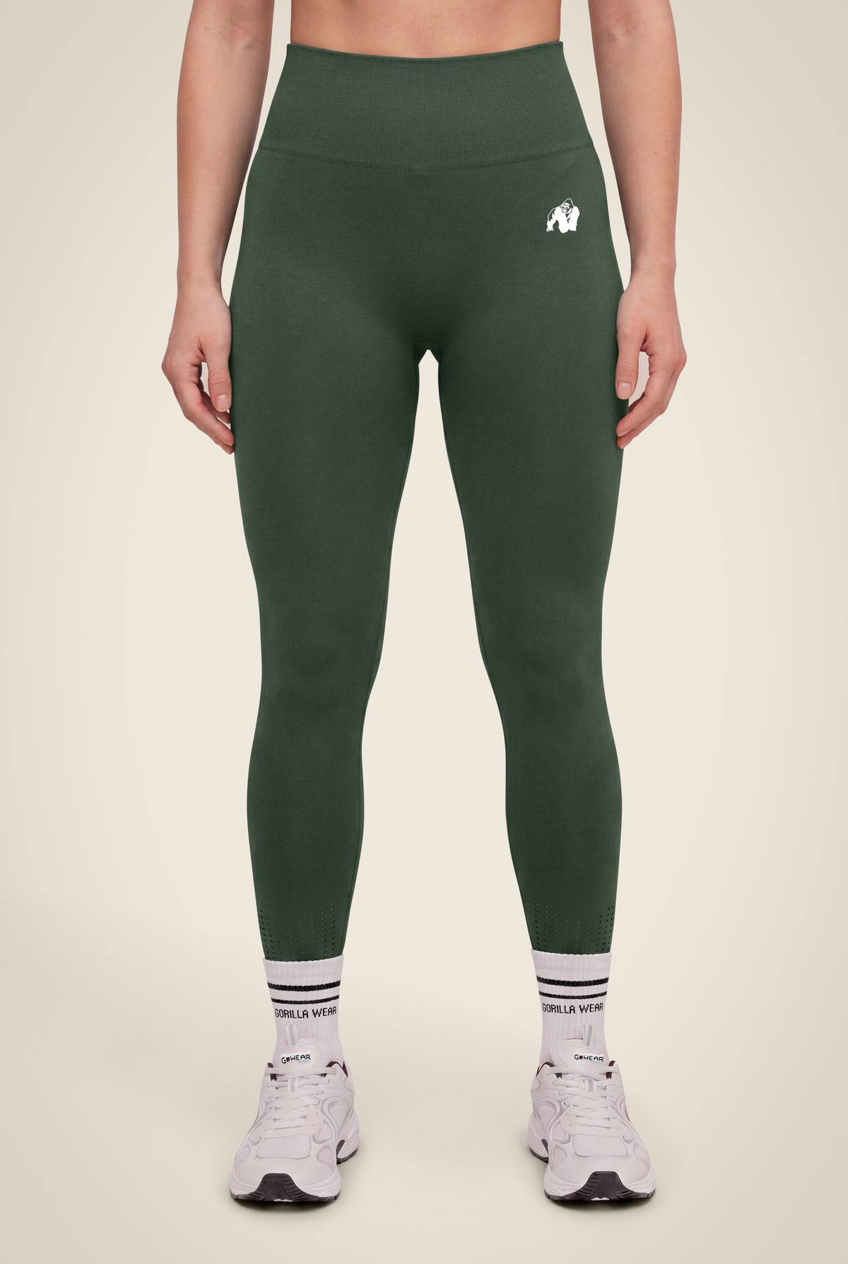 Neiro Seamless Leggings - Army Green