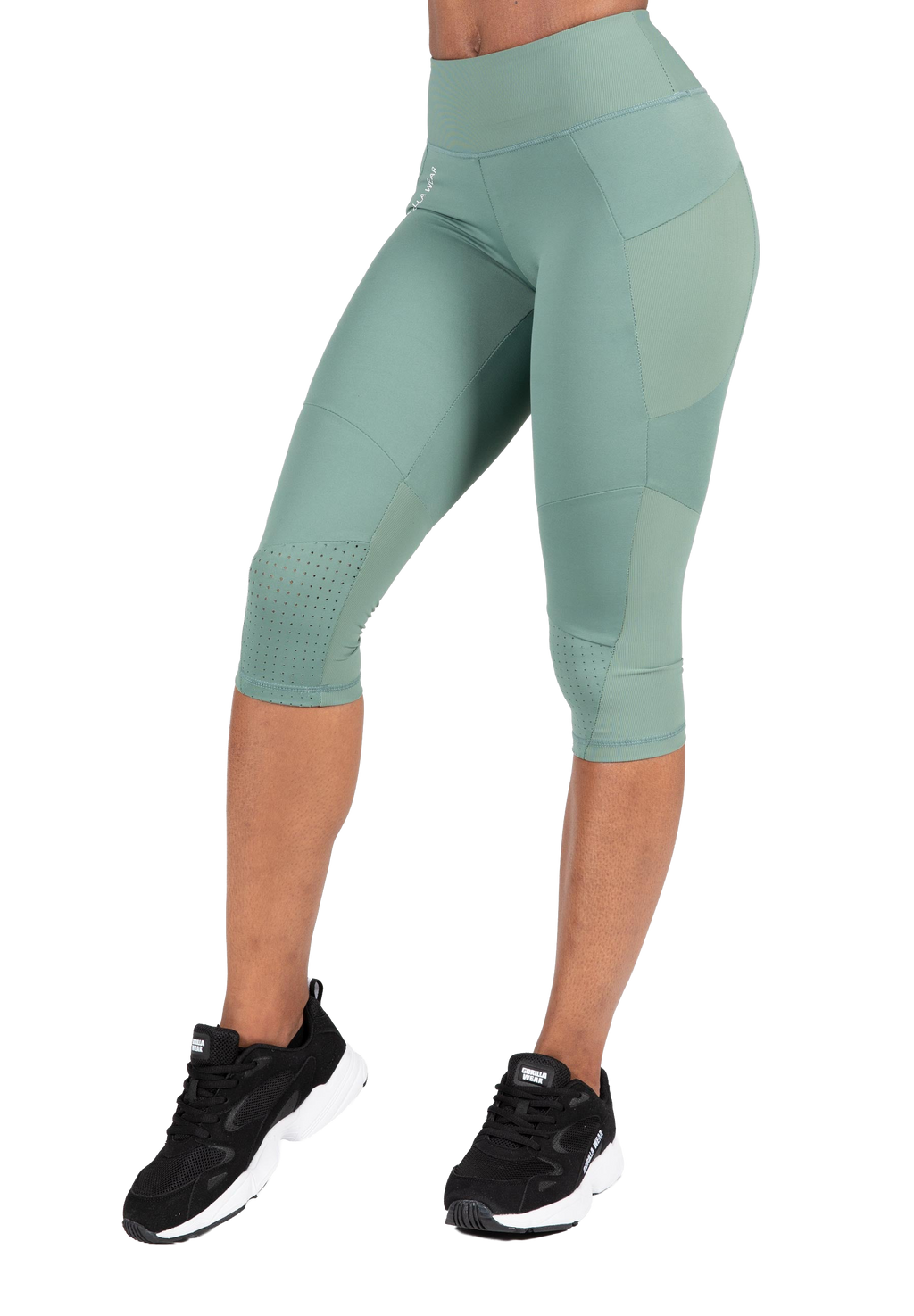 Monroe Cropped Leggings - Green