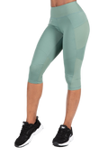 Monroe Cropped Leggings - Green