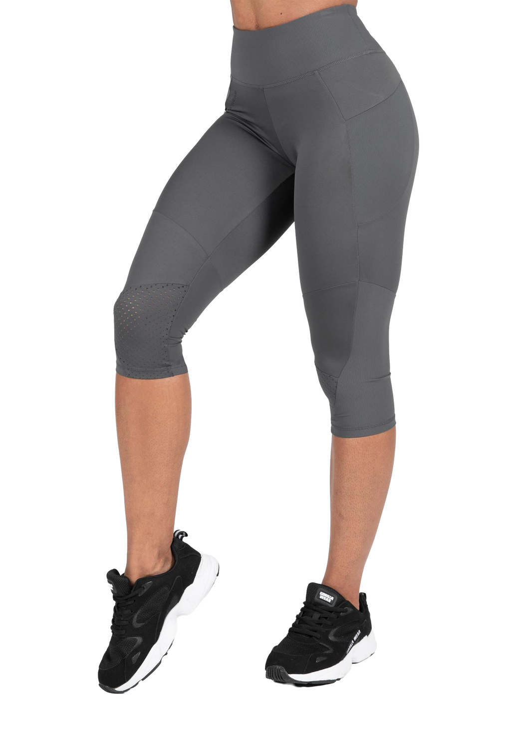 Monroe Cropped Leggings - Gray