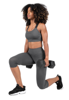 Monroe Cropped Leggings - Gray