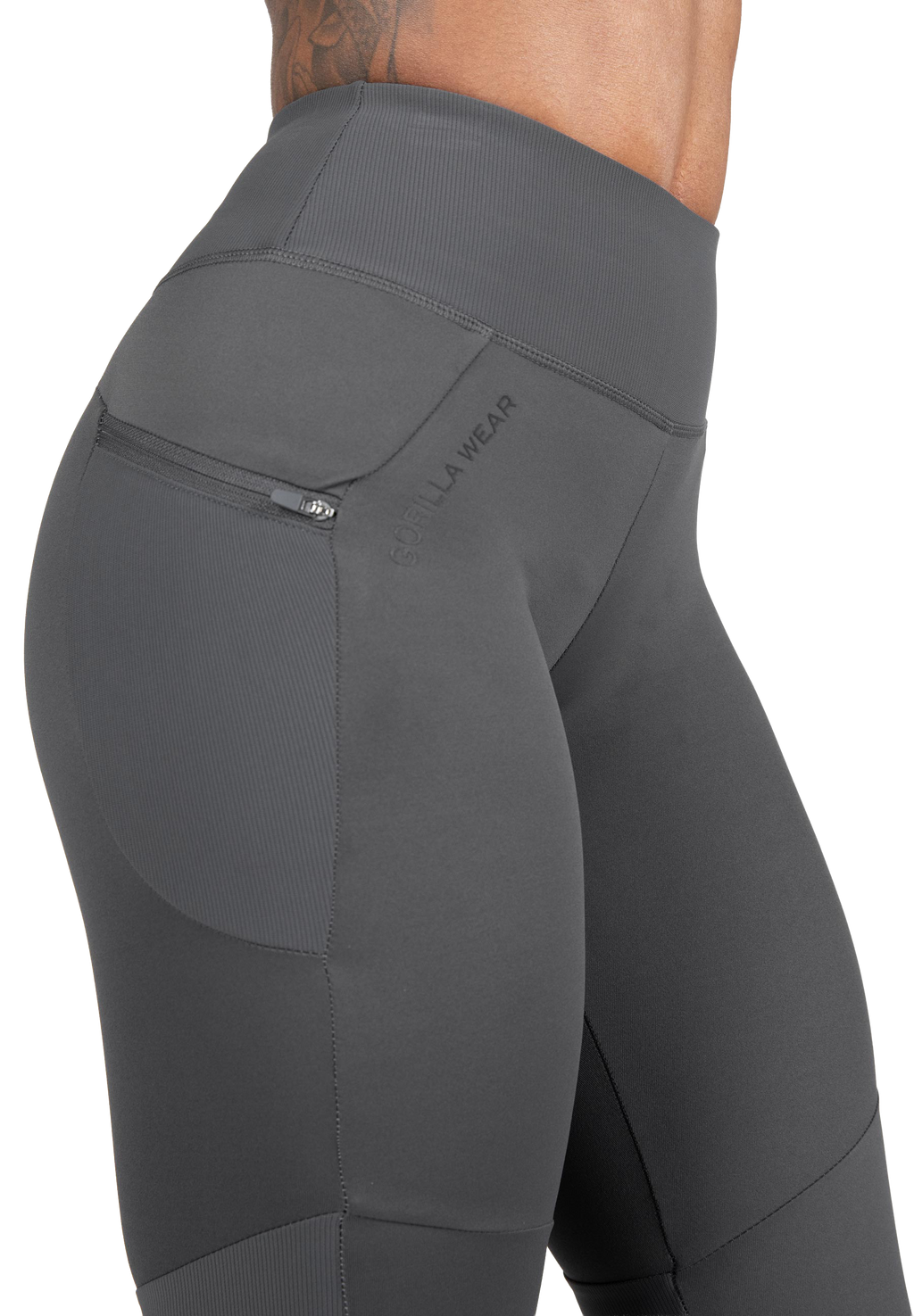 Monroe Cropped Leggings - Gray