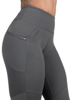 Monroe Cropped Leggings - Gray