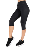 Monroe Cropped Leggings - Black