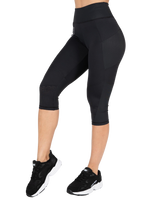 Monroe Cropped Leggings - Black