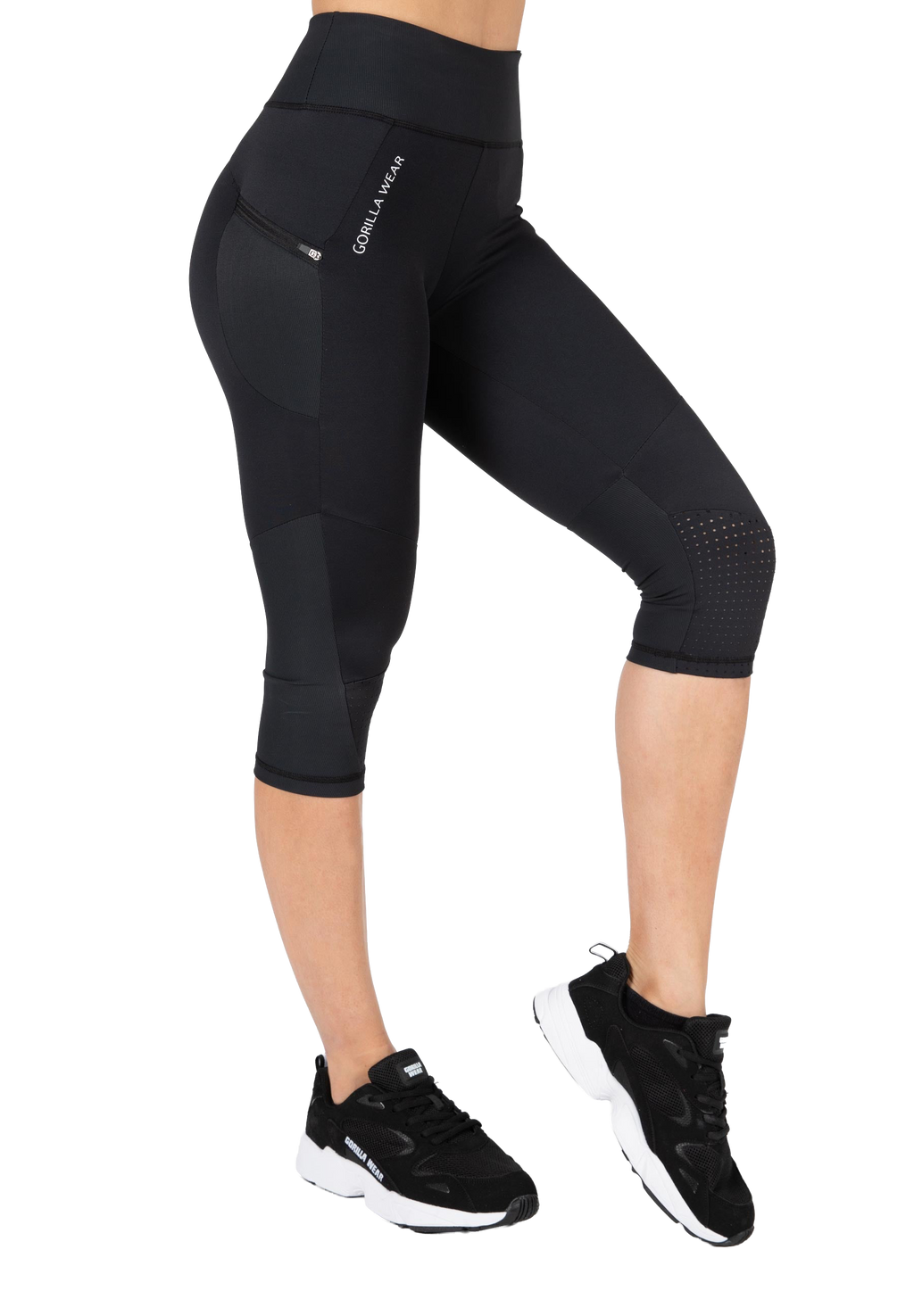 Monroe Cropped Leggings - Black