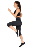 Monroe Cropped Leggings - Black