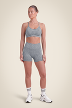Quincy Seamless Shorts - Gray Melange