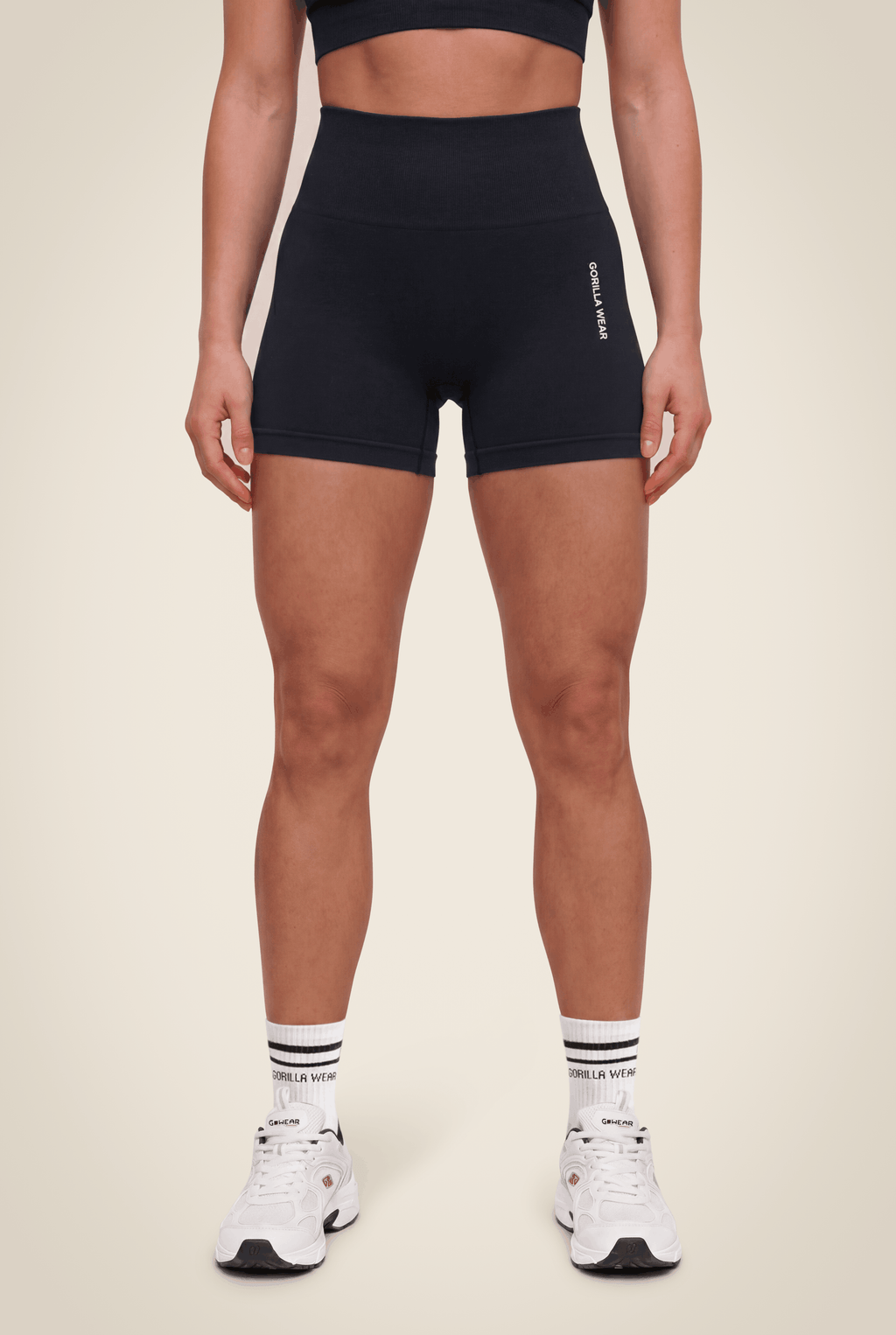 Quincy Seamless Shorts - Black