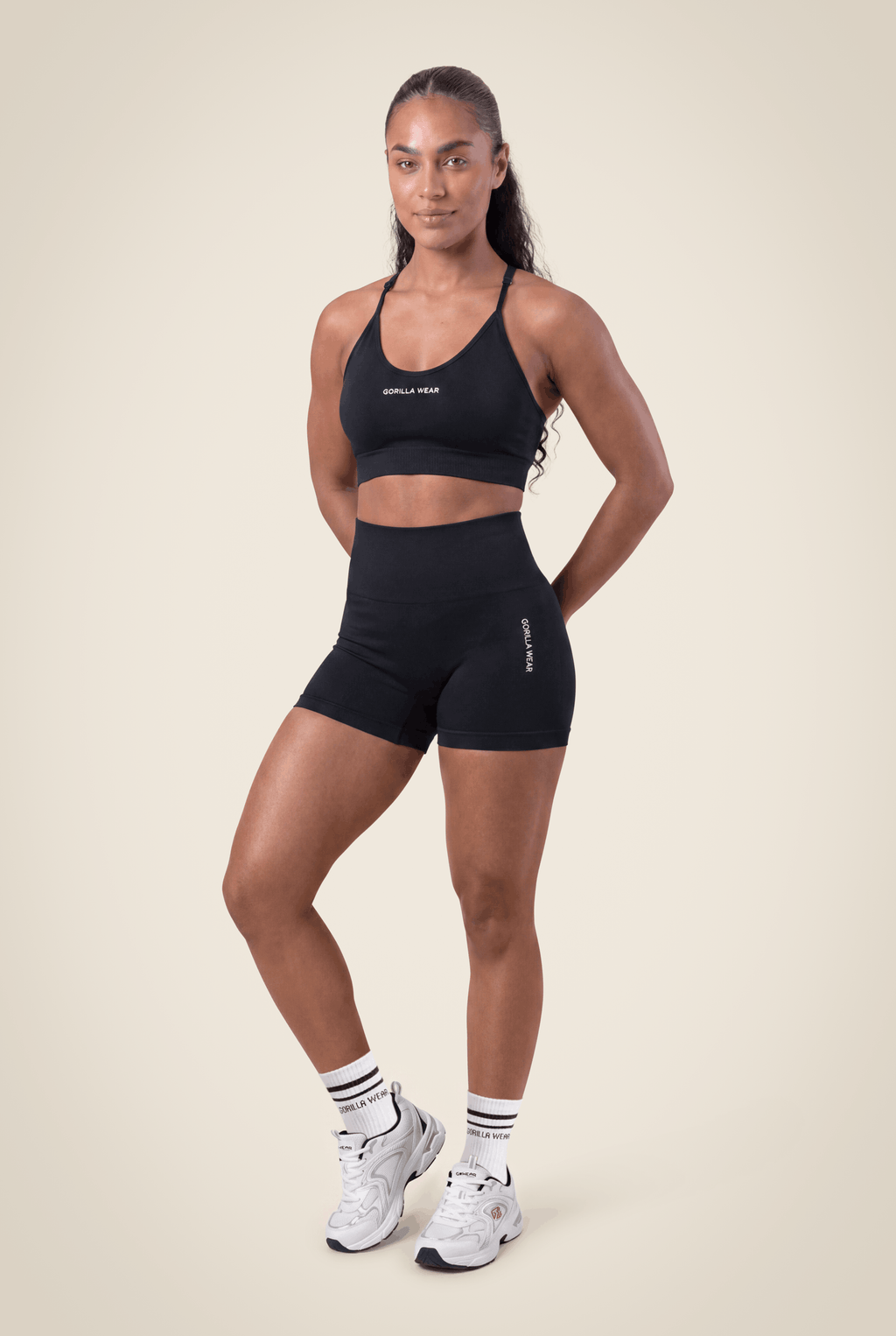 Quincy Seamless Shorts - Black