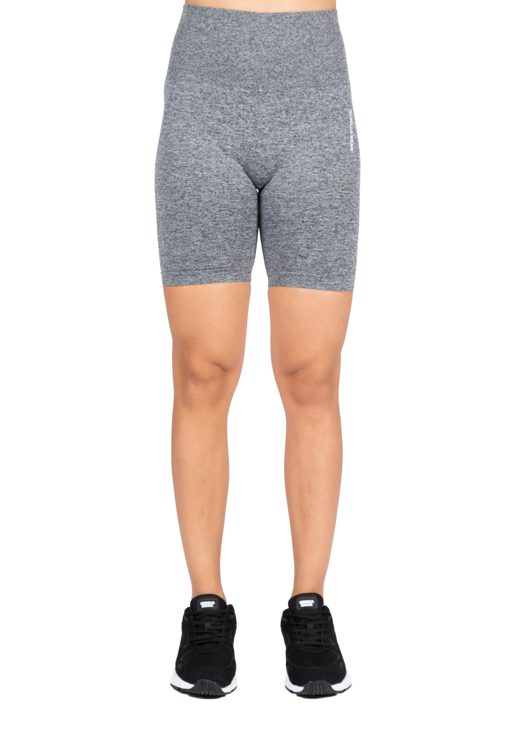 Quincy Seamless Cycling Shorts - Gray Melange