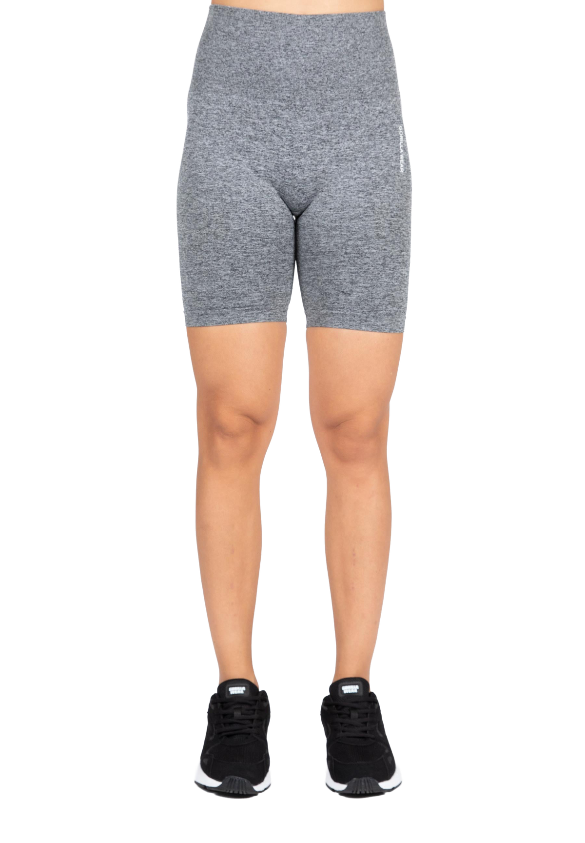 Quincy Seamless Cycling Shorts - Gray Melange