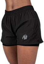 Portland 2-In-1 Shorts - Black