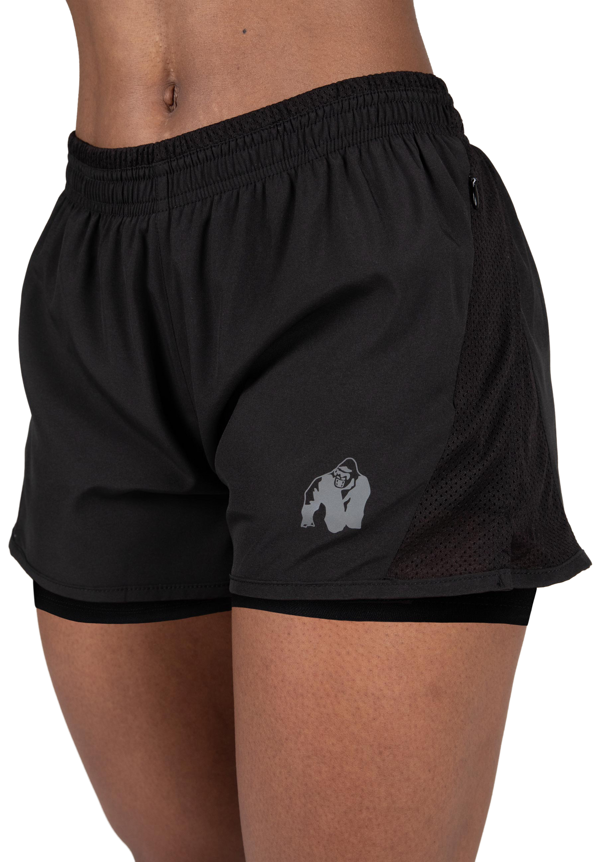 Portland 2-In-1 Shorts - Black
