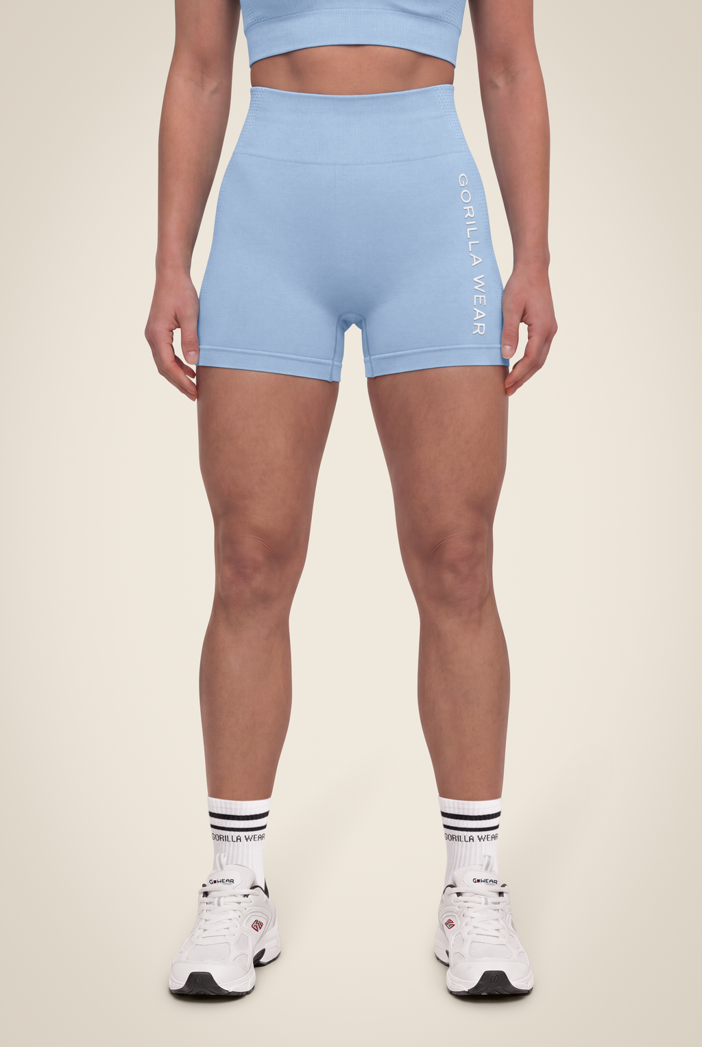 Selah Seamless Shorts - Light Blue