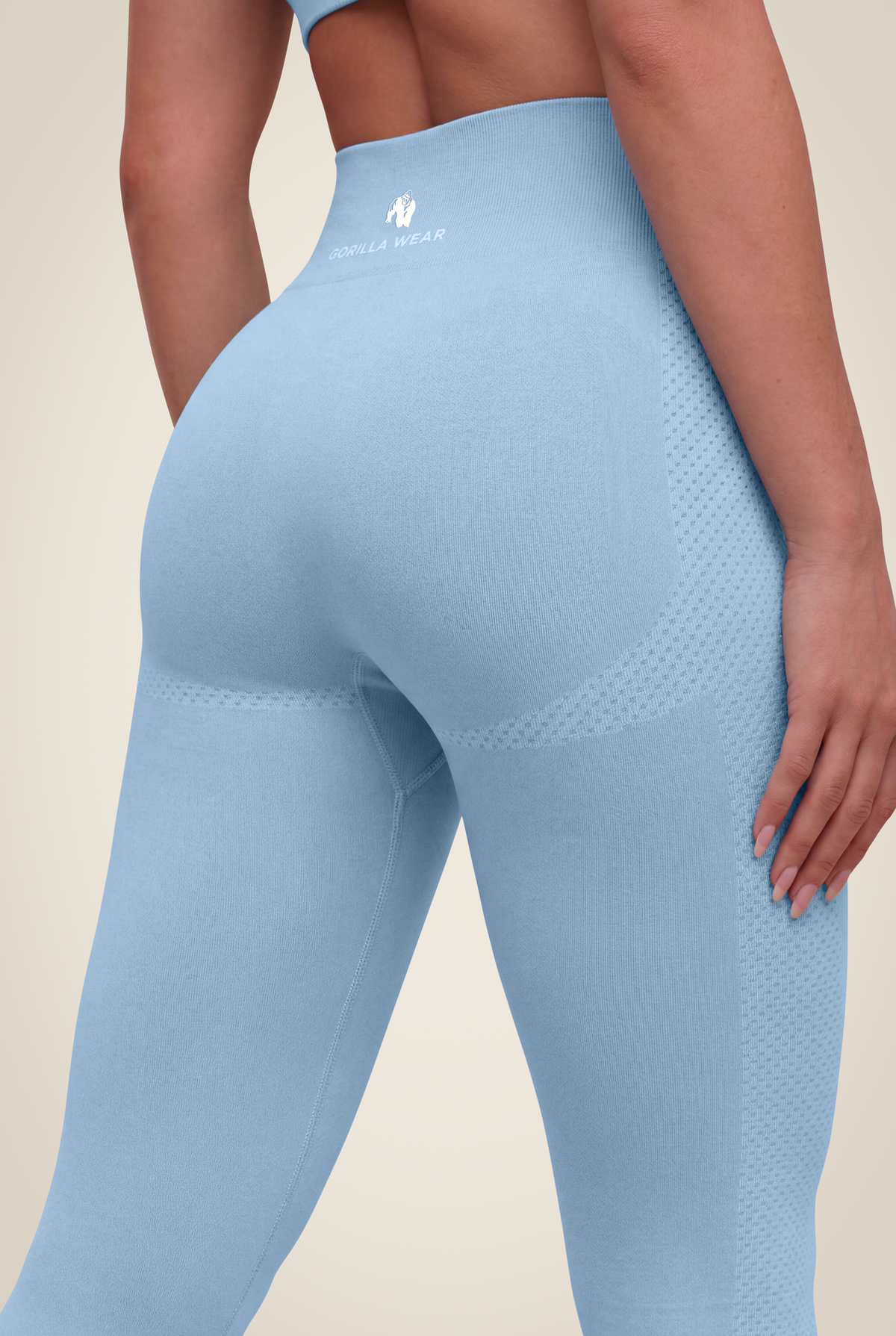 Selah Seamless Leggings - Light Blue